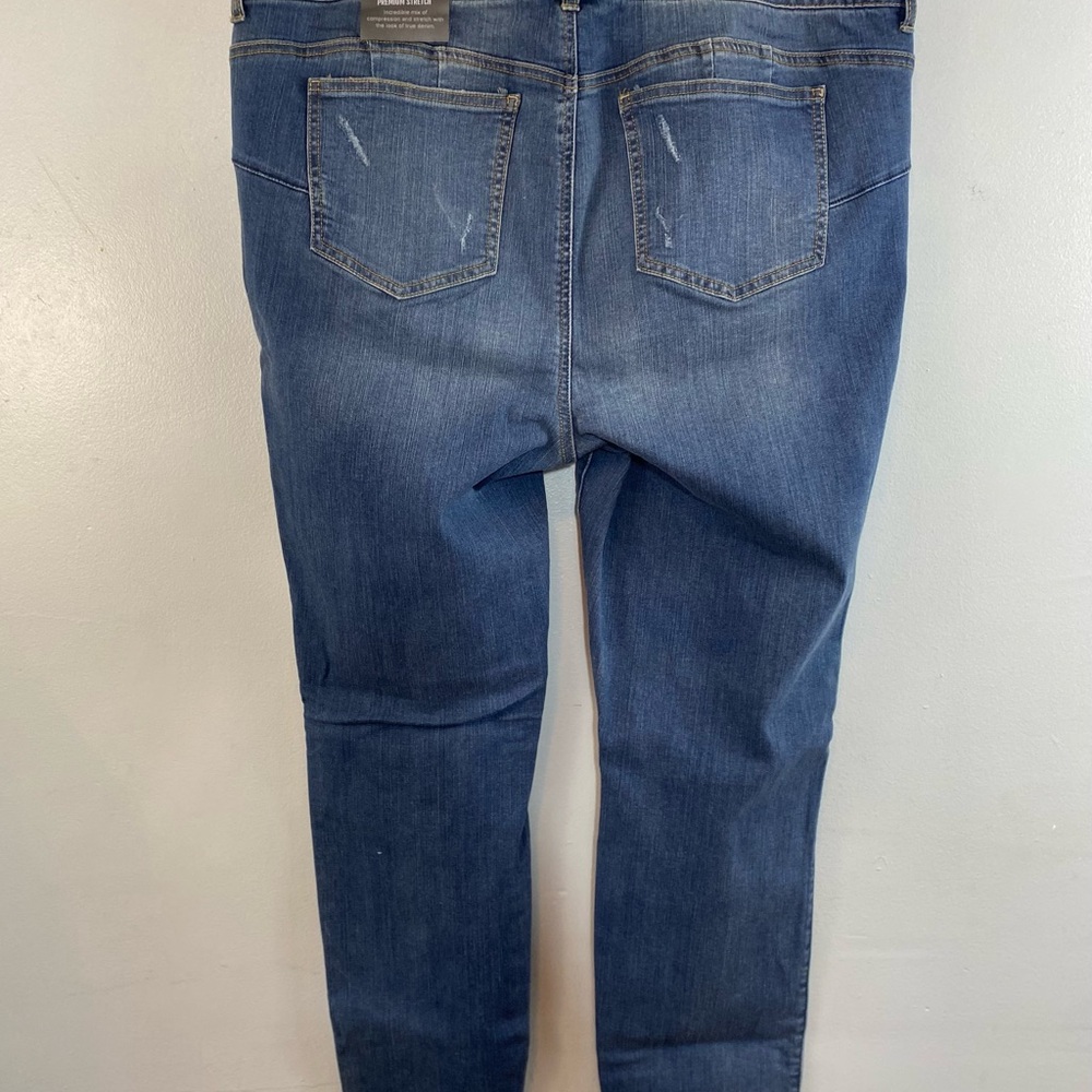 Torrid Bombshell Skinny Jeans Blue Size 22 tall - Picture 3 of 3
